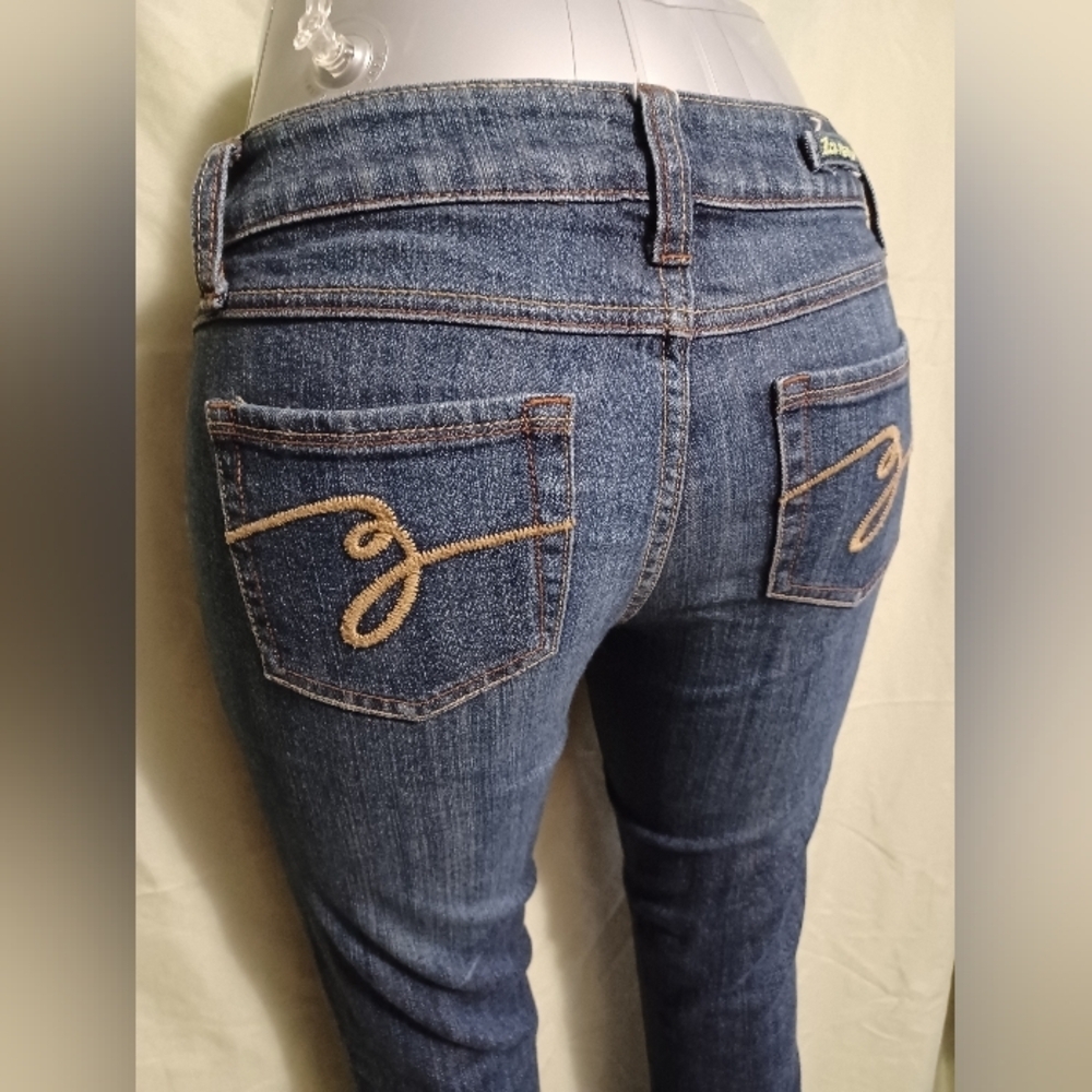 ZCO Premium Dark Blue Straight Leg Denim Jeans - Picture 4 of 10
